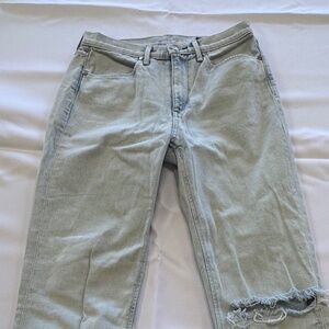 Rag & Bone Women's Distressed Light Wash Jeans Size 27